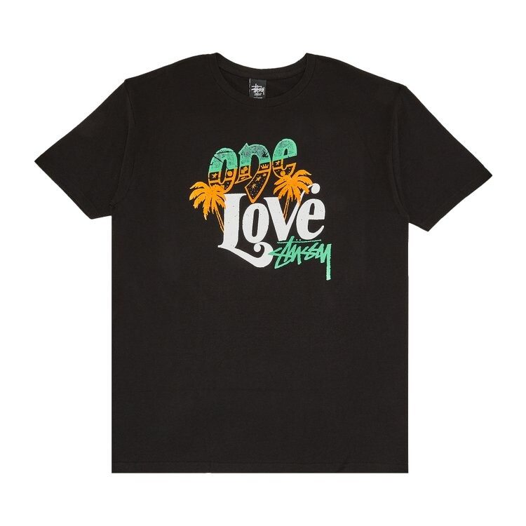 

Футболка Stussy One Love Stock 'Black', черный