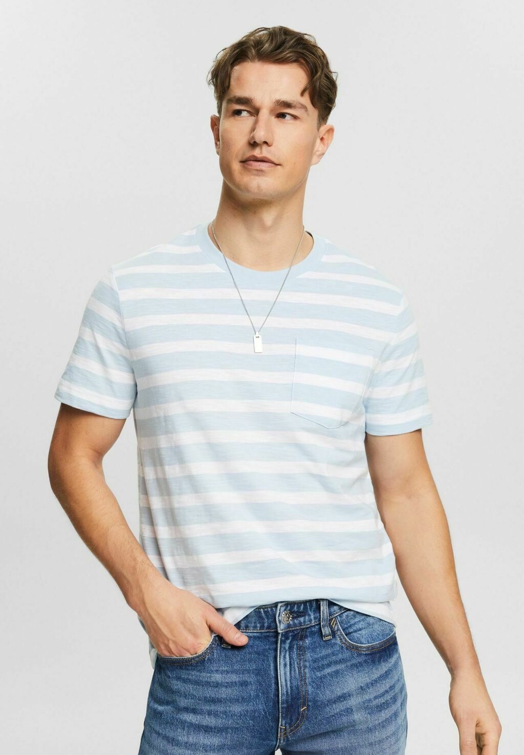 

Футболка с принтом Esprit, цвет light blue
