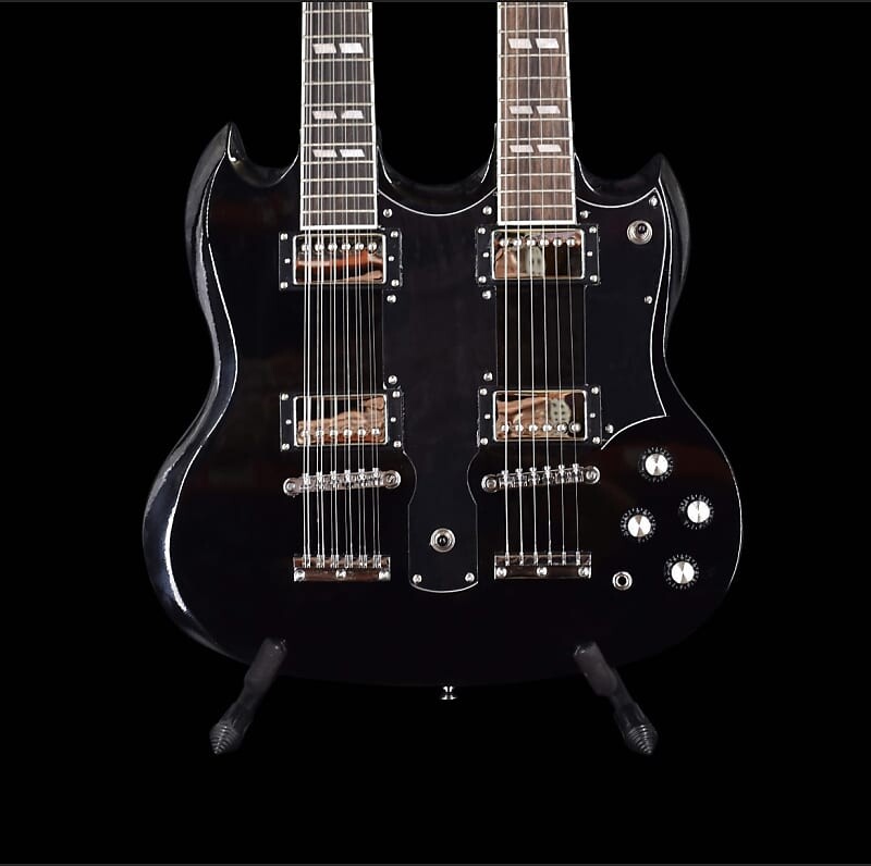 

Электрогитара Unbranded Double Neck 12/6 - Black