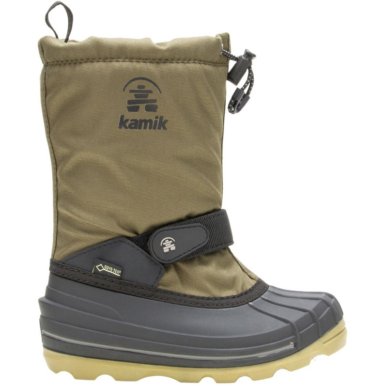 цена Детские зимние ботинки Waterbug 8G GTX Kamik, оливковый