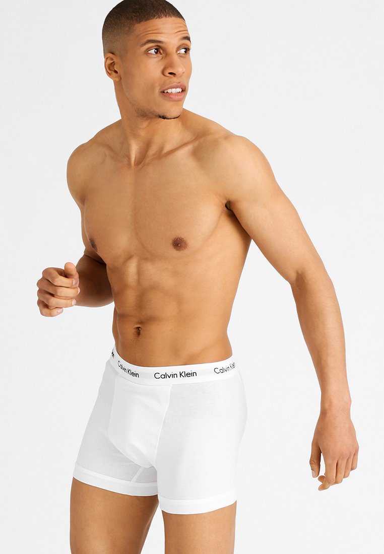 Трусики TRUNK 3 PACK Calvin Klein Underwear, цвет black/white/grey цена и фото
