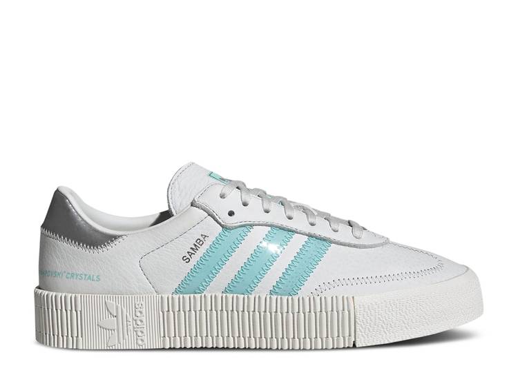 

Кроссовки Adidas SWAROVSKI X WMNS SAMBAROSE 'WHITE CLEAR AQUA', белый