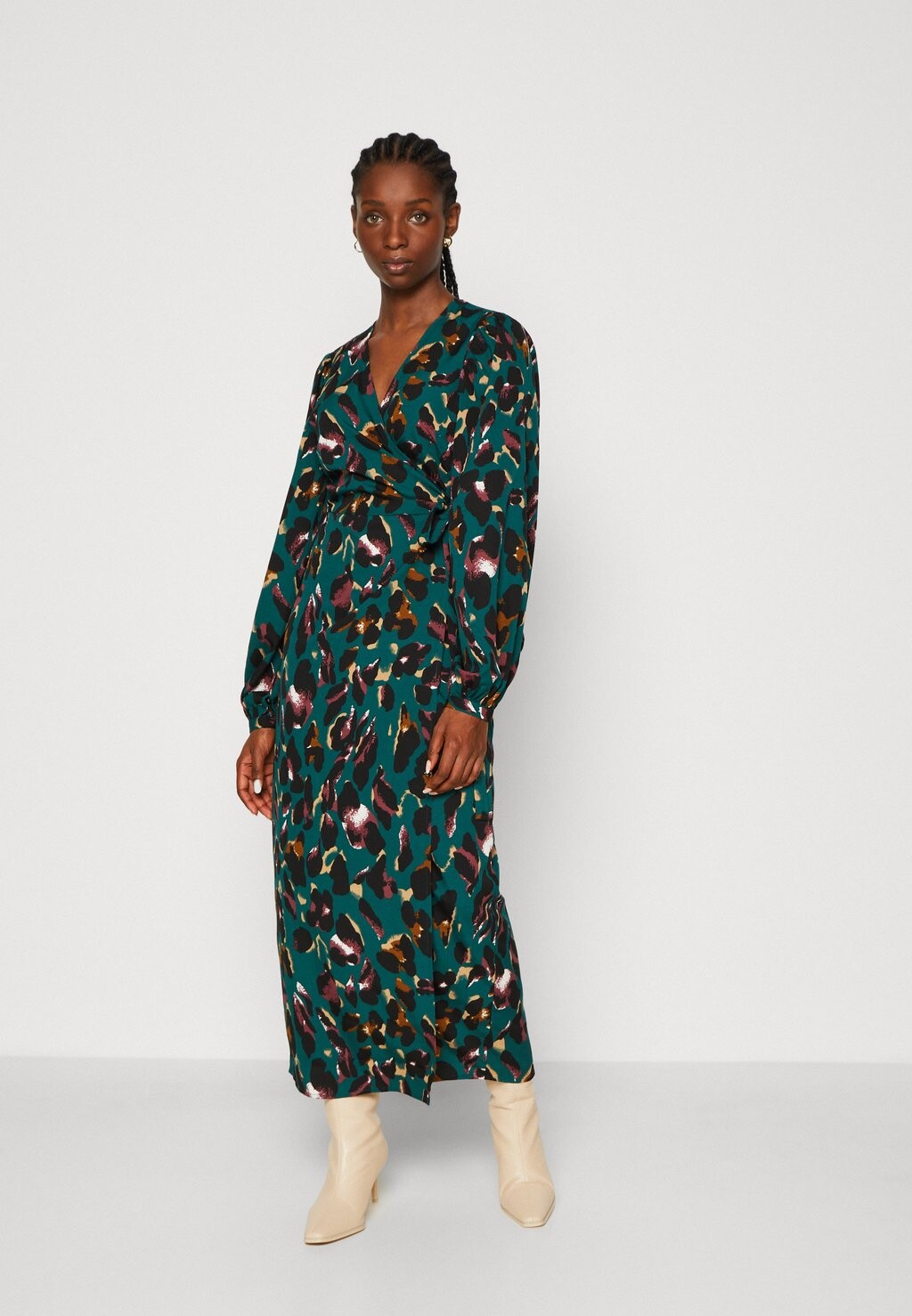 

Летнее платье Vijulietta Midi Wrap Dress VILA, цвет ponderosa pine