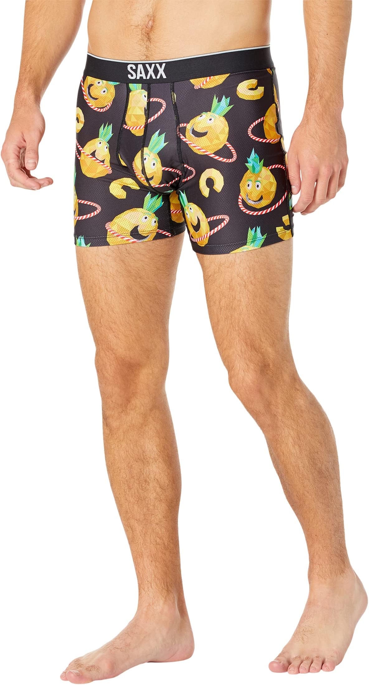 

Трусы-боксеры из дышащей сетки Volt SAXX UNDERWEAR, цвет Pineapple Hula