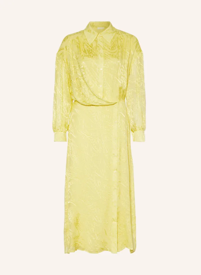 Платье-рубашка dijan из шелка Lala Berlin, желтый