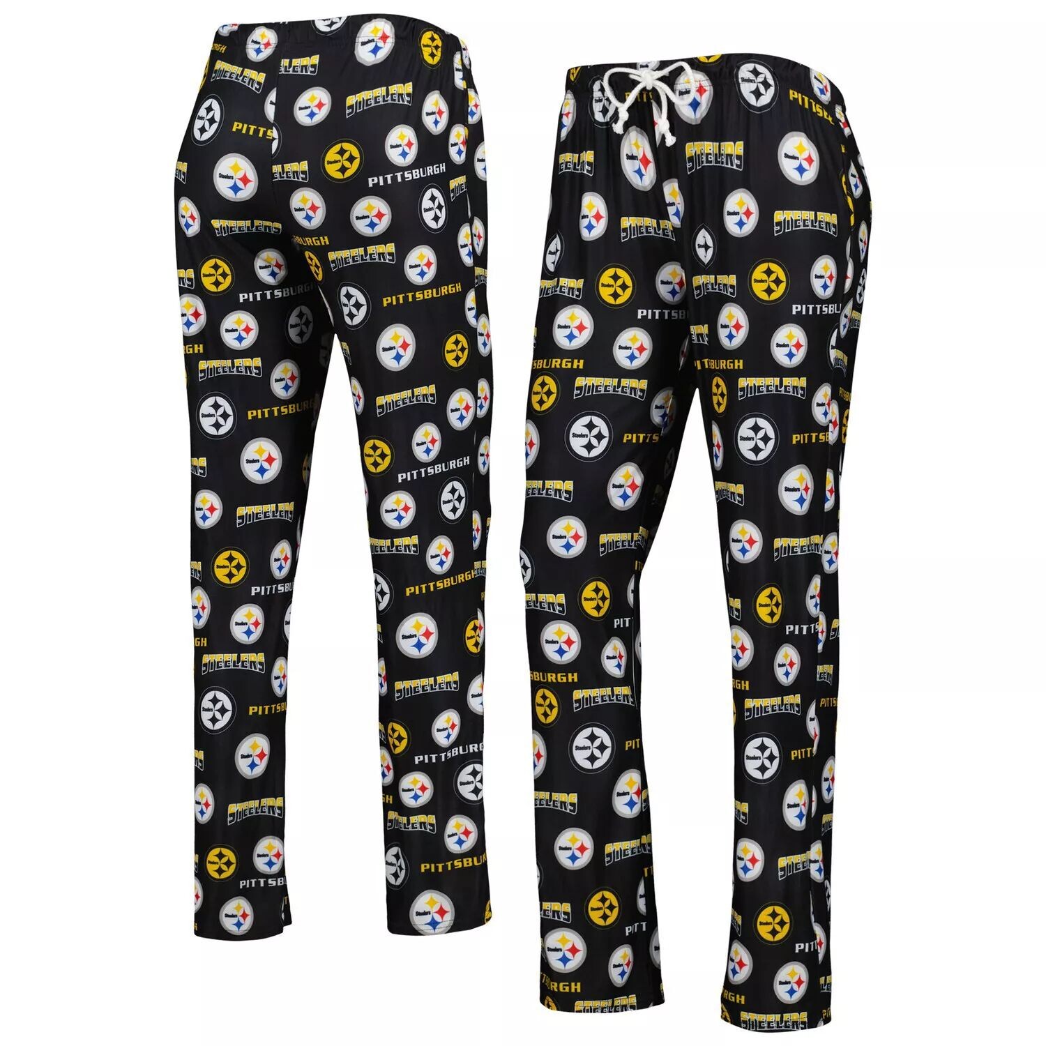 

Женские спортивные брюки Concepts, черные трикотажные брюки Pittsburgh Steelers
