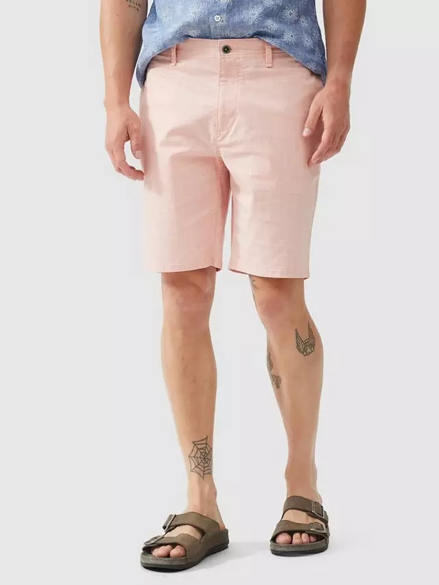 

Шорты Rodd & Gunn Sacred Hill Cotton Slim Fit 9" Bermuda, цвет quartz