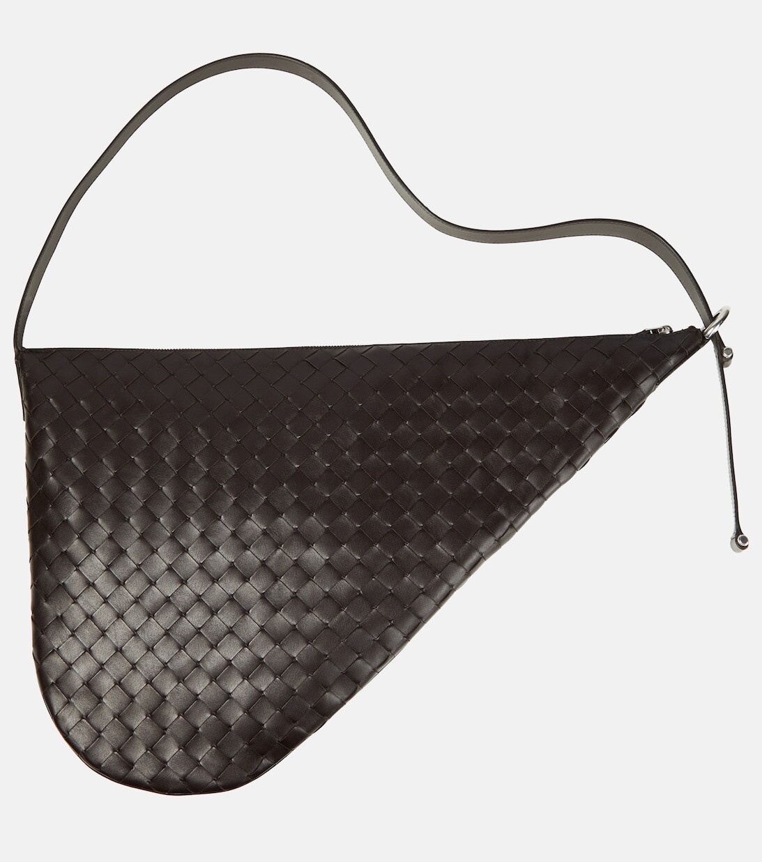 

Сумка через плечо Virgule из кожи Bottega Veneta, коричневый