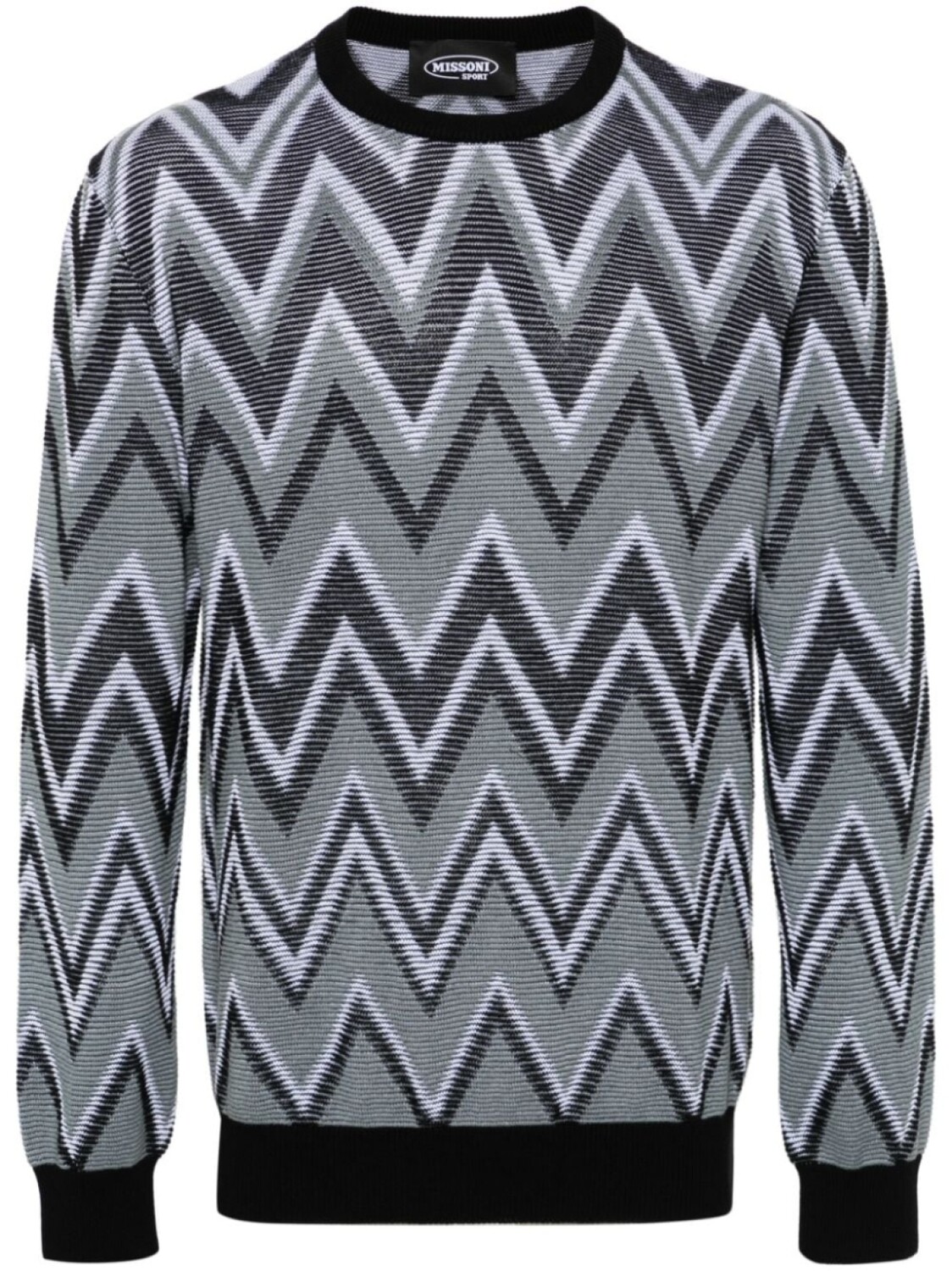 

Missoni джемпер с узором зигзаг, черный
