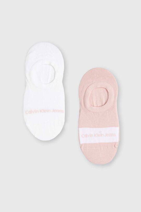 

2 пары носков Calvin Klein Jeans, розовый
