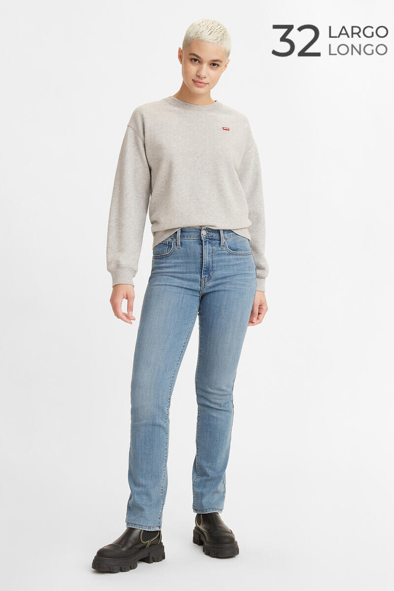 

Прямые джинсы 724 с высокой посадкой Levi's, синий