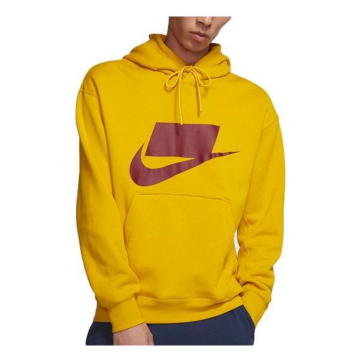 цена Толстовка Nike Solid Color logo Pullover Yellow, желтый