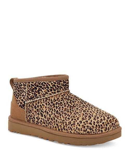 

Женские ультрамини-сапоги в крапинку UGG, цвет Brown