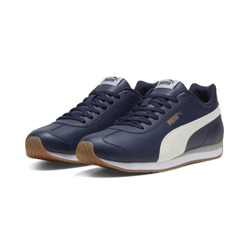 

Кроссовки Turin III PUMA Navy Vapor Grey Cool Mid Gold Blue