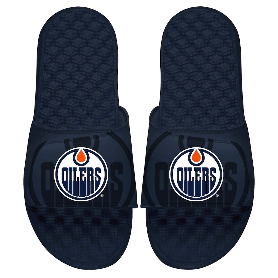 

Шлепанцы ISlide Edmonton Oilers, нави