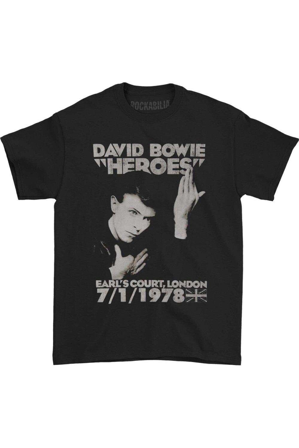 

Футболка Heroes Earls Court David Bowie, черный