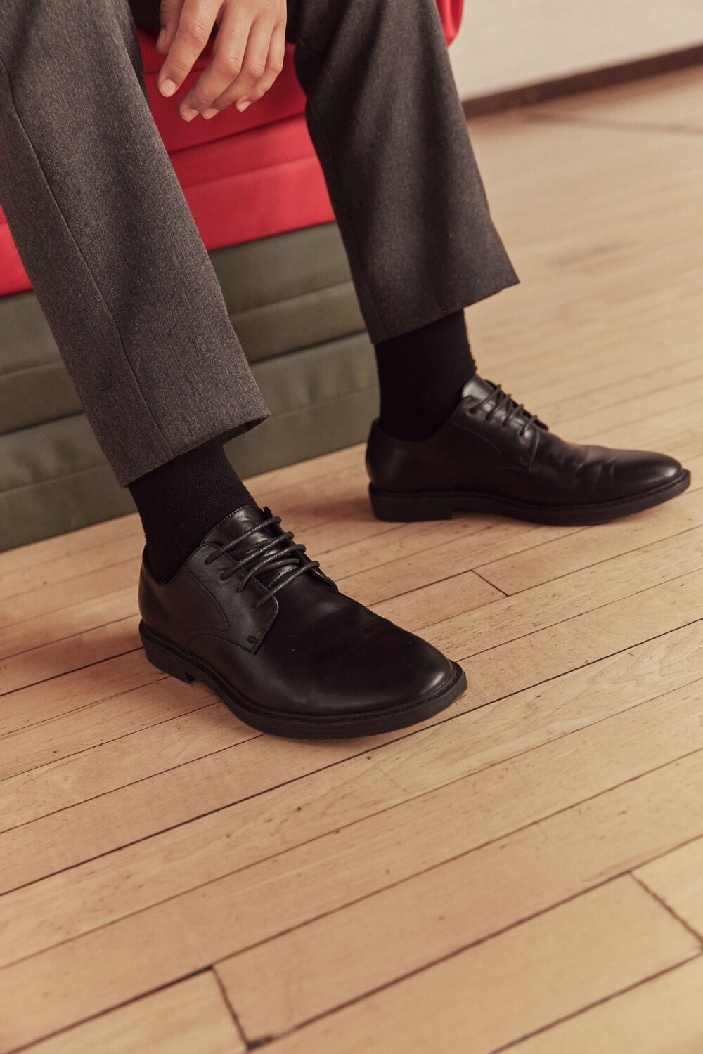 

Туфли дерби Melvin из полиуретана Schuh, черный