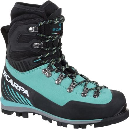 цена Альпинистские ботинки Mont Blanc Pro GTX женские Scarpa, цвет Green Blue