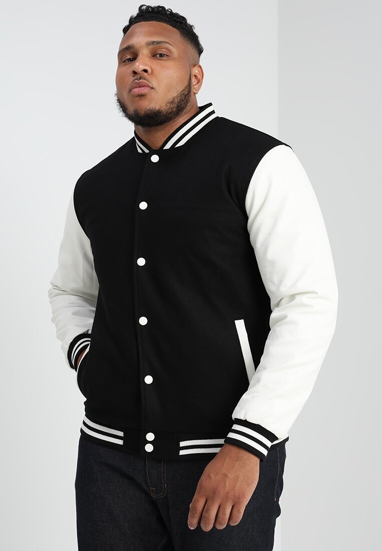 

Легкая куртка OLDSCHOOL COLLEGE JACKET Urban Classics, черный/белый