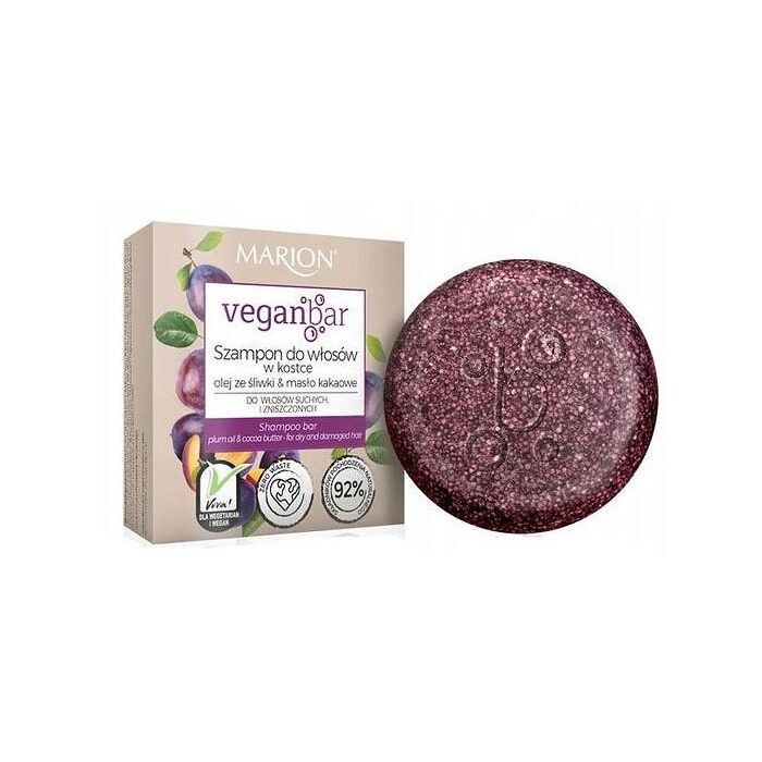 

Шампунь Champú Sólido con Ciruela & Mantequilla Marion, 50 gr