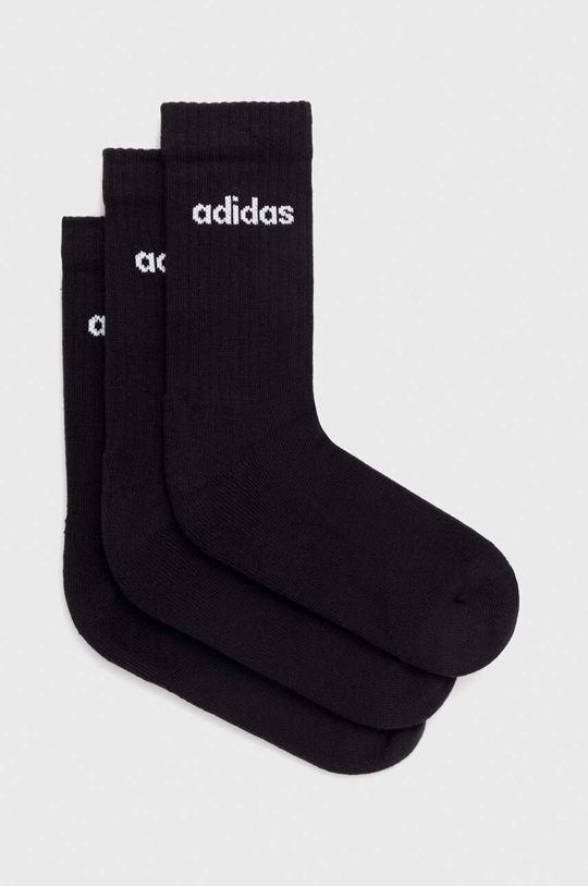 3 пары носков adidas, черный