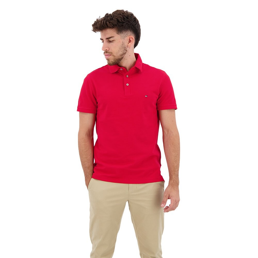 

Поло Tommy Hilfiger 1985 Slim, красный