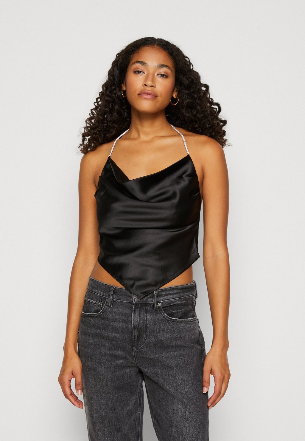 

Топ Gina Tricot, черный