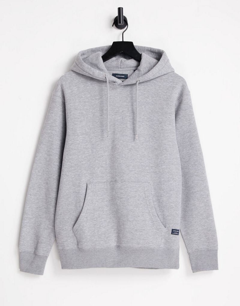 

Jack & Jones Essentials — толстовка оверсайз светло-серого цвета