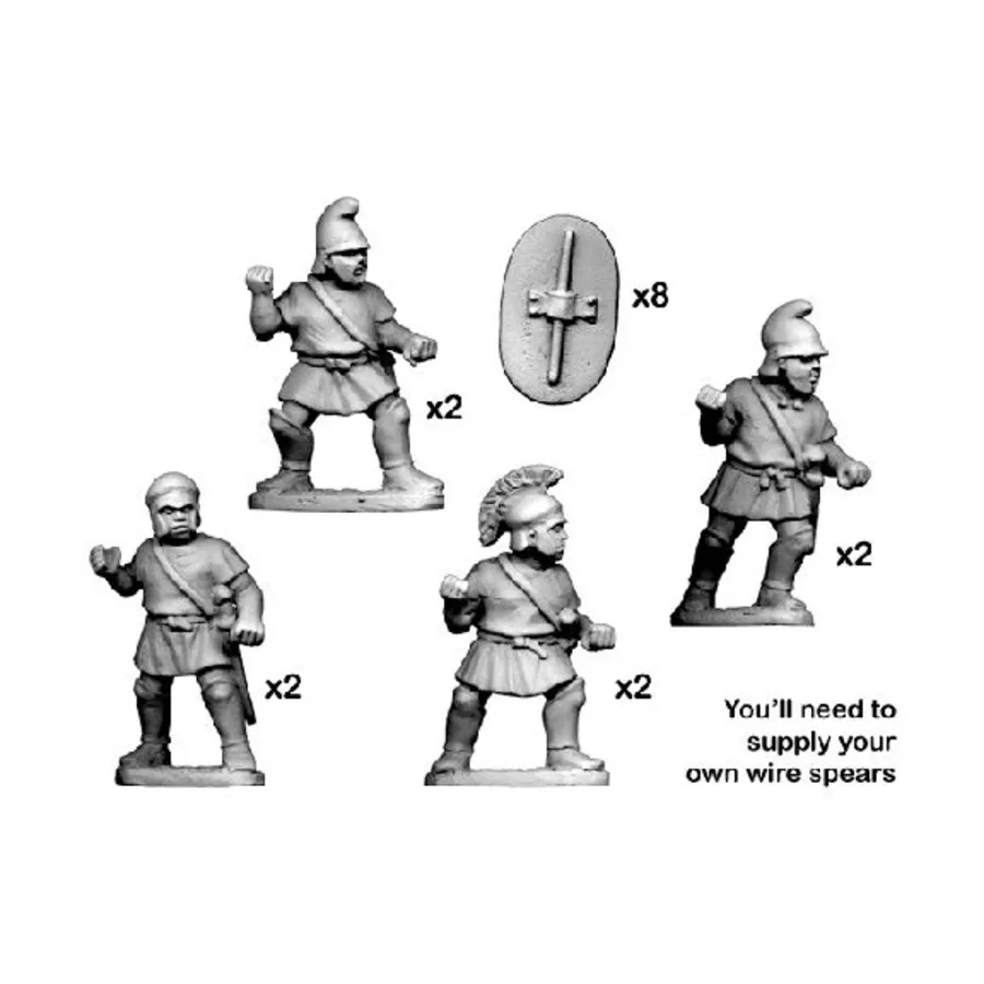 

Поздние фракийцы с копьями и дротиками, Historical Miniatures - Ancient - Thracians (28mm) (Crusader Miniatures)