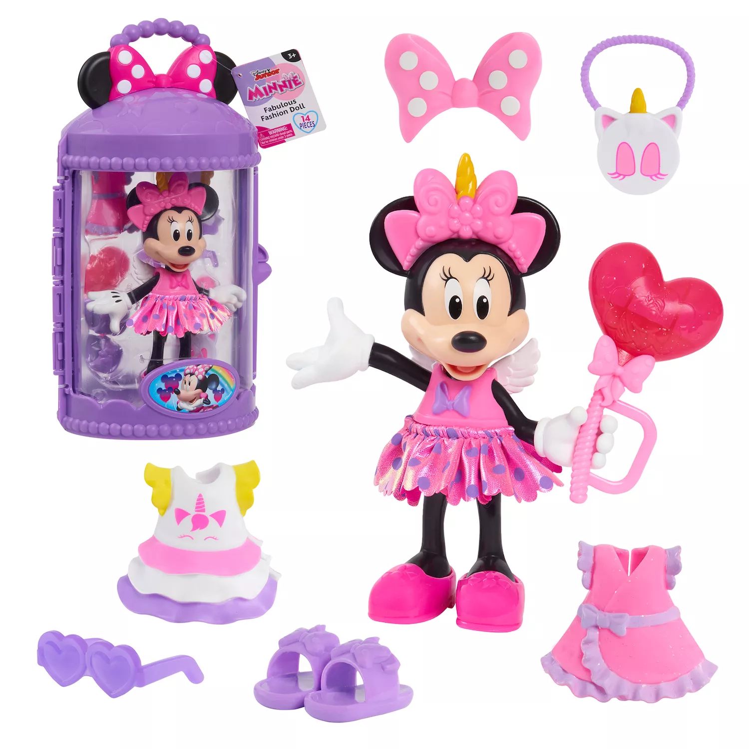 Модная кукла Disney Junior Minnie Mouse Unicorn в футляре от Just Play Just  Play – заказать с доставкой из-за рубежа через онлайн-сервис «CDEK.Shopping»