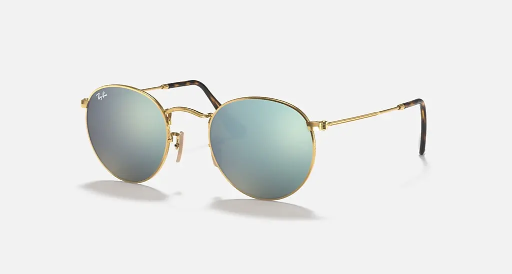 

Солнцезащитные очки Ray-Ban ROUND FLAT LENSES, серебряный