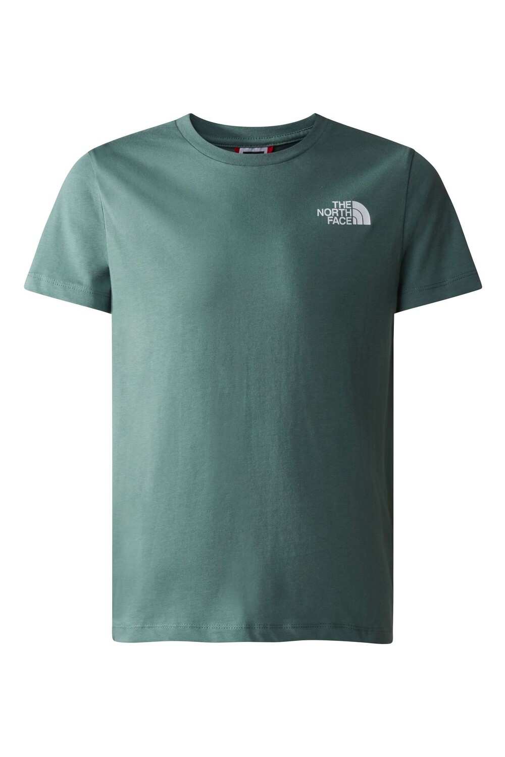 

Простая футболка с куполом для подростков The North Face, зеленый