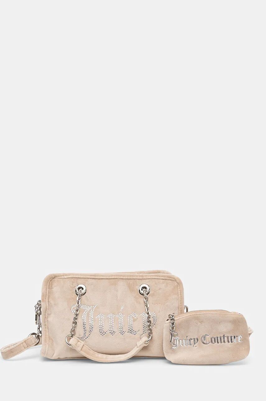 

Бархатная сумка Juicy Couture Kimberly, бежевый