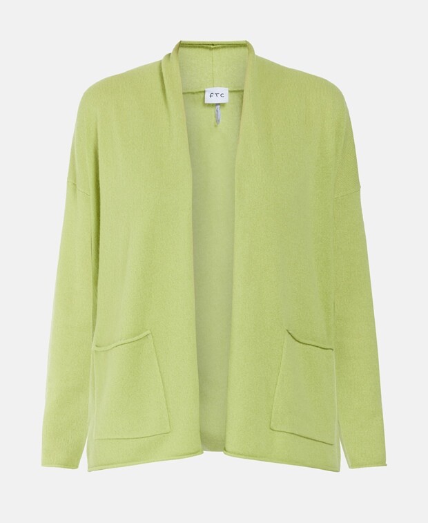 

Кашемировый кардиган FTC Cashmere, лаймовый