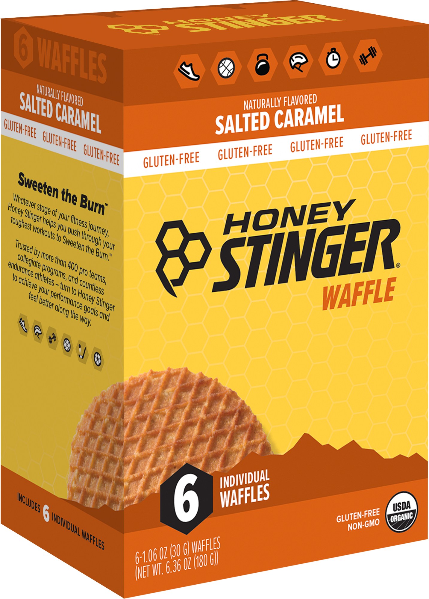 Безглютеновые вафли — упаковка из 6 шт. Honey Stinger