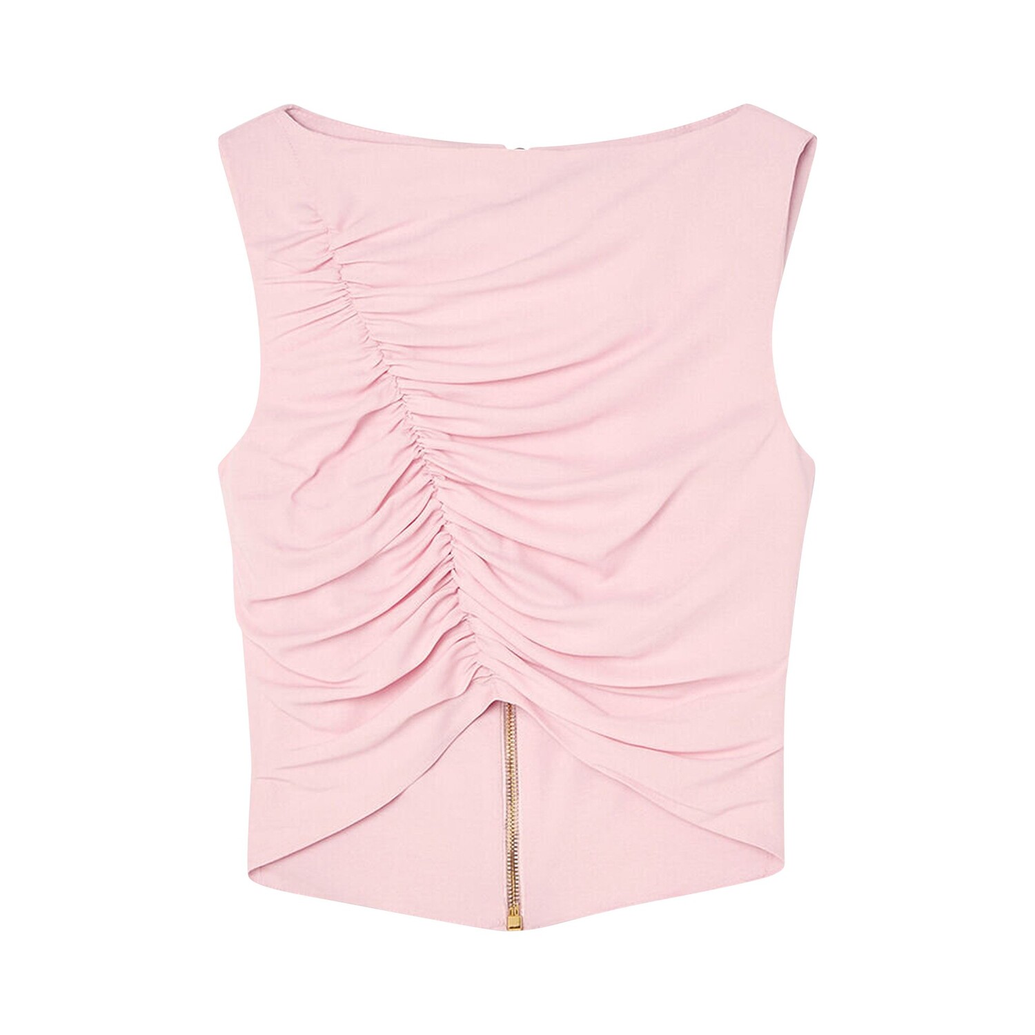 

Versace Укороченный топ с молнией Medusa Rose