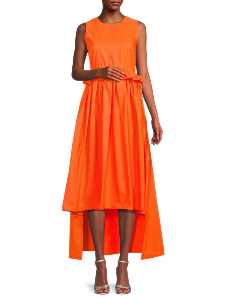 

Платье с баской Redvalentino, цвет Arancio