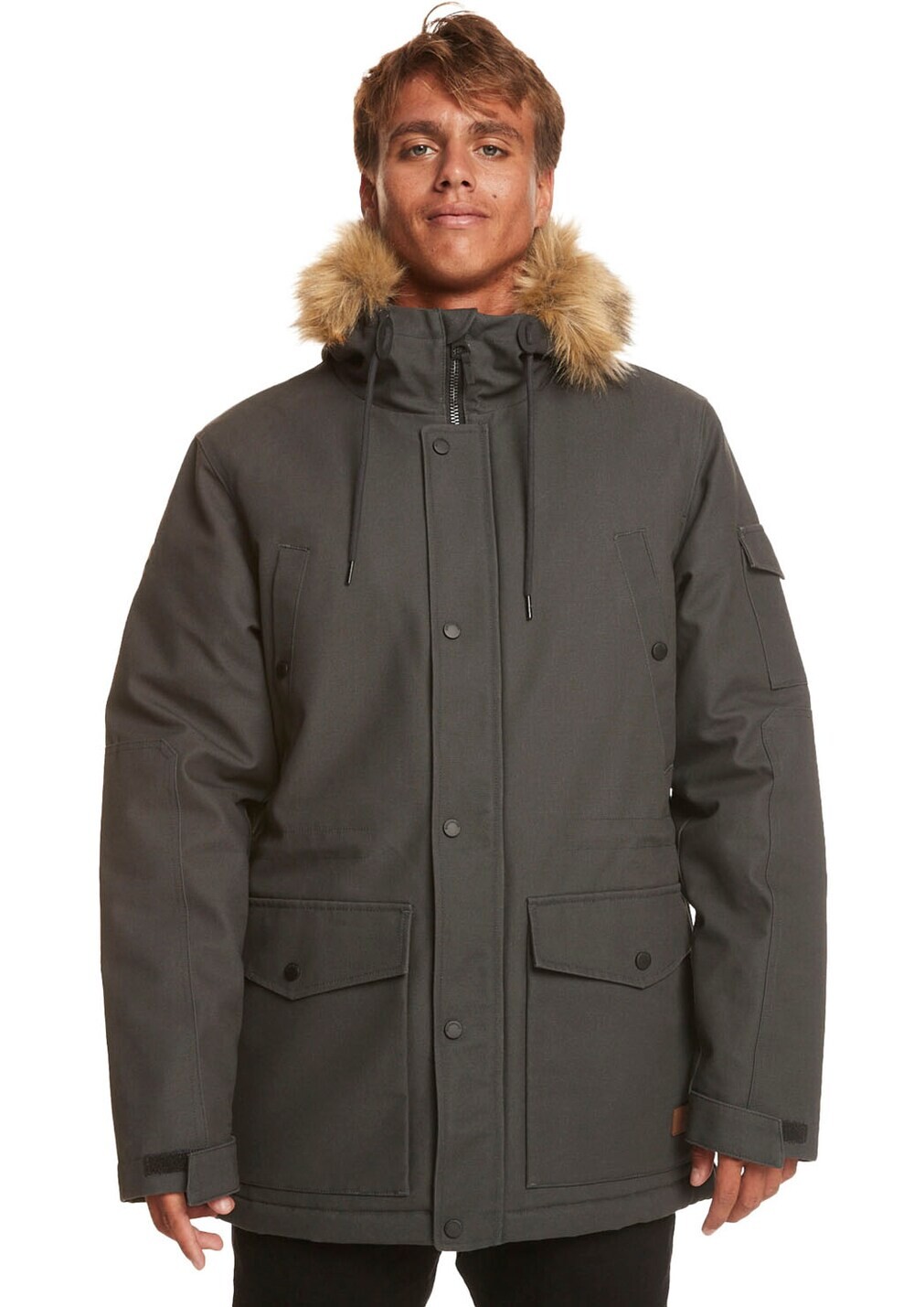 

Зимняя парка Quiksilver, серо-коричневый