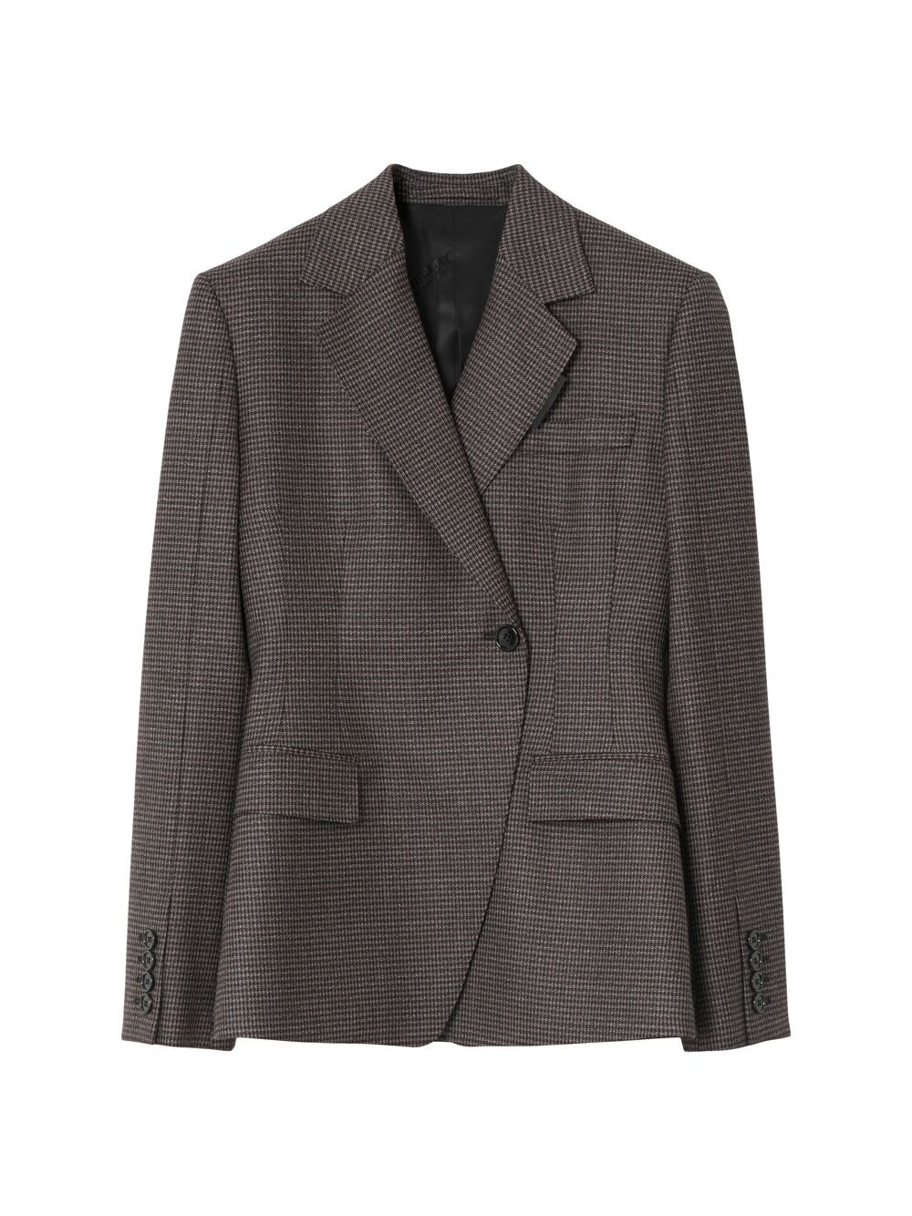 

Шерстяная куртка Claudete Puppytooth Burberry, серый