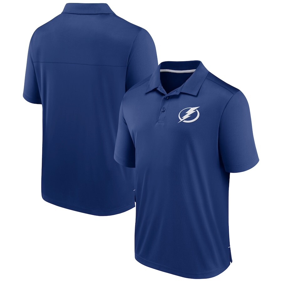 

Поло с коротким рукавом Fanatics Branded Tampa Bay Lightning, синий