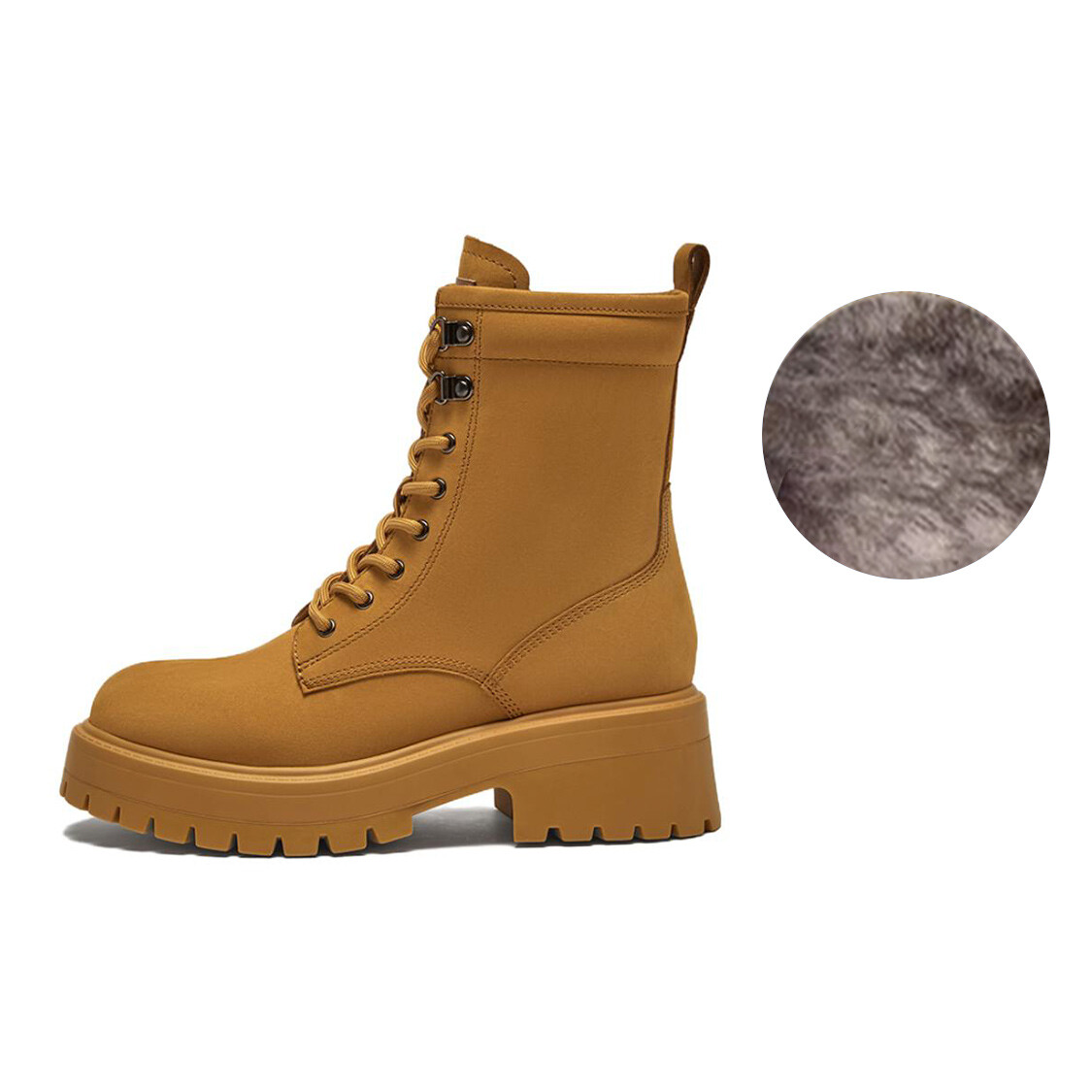 

Ботинки Martin Boot женские Basto, цвет Brown and yellow velvet