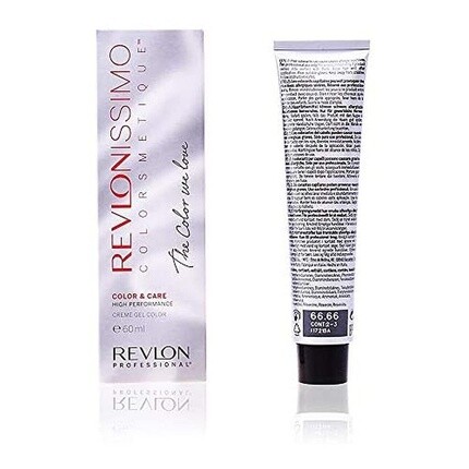 

Профессиональный крем Revlonissimo Colorsmetique Color&Care Cremegel Color 66.66 Intense Purple 60 мл