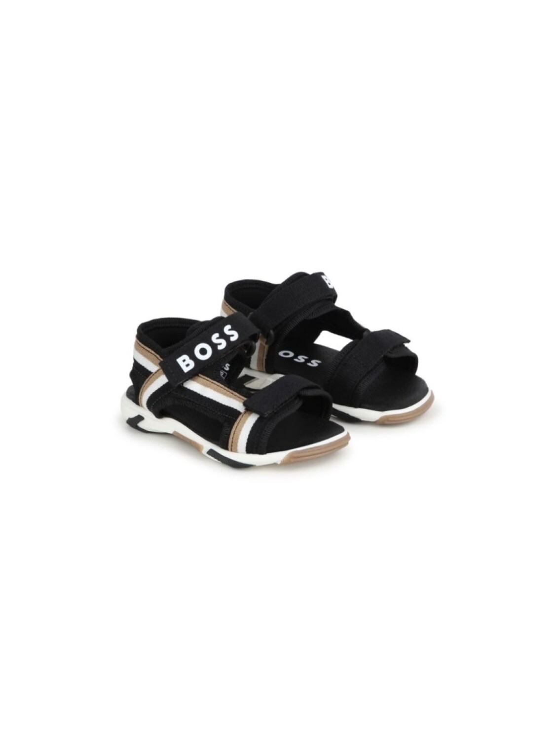 

BOSS Kidswear сандалии на липучках, черный