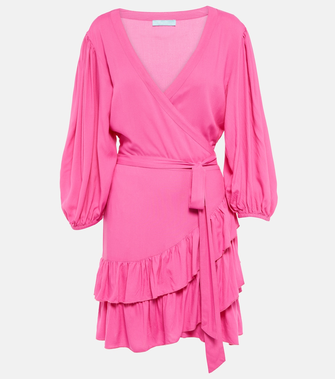 цена Хлопковое мини-платье Tabitha с запахом MELISSA ODABASH, розовый