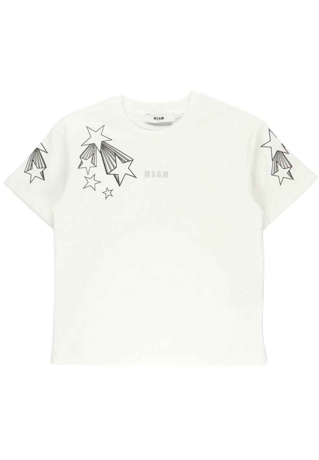 

Футболка с принтом MSGM, белая
