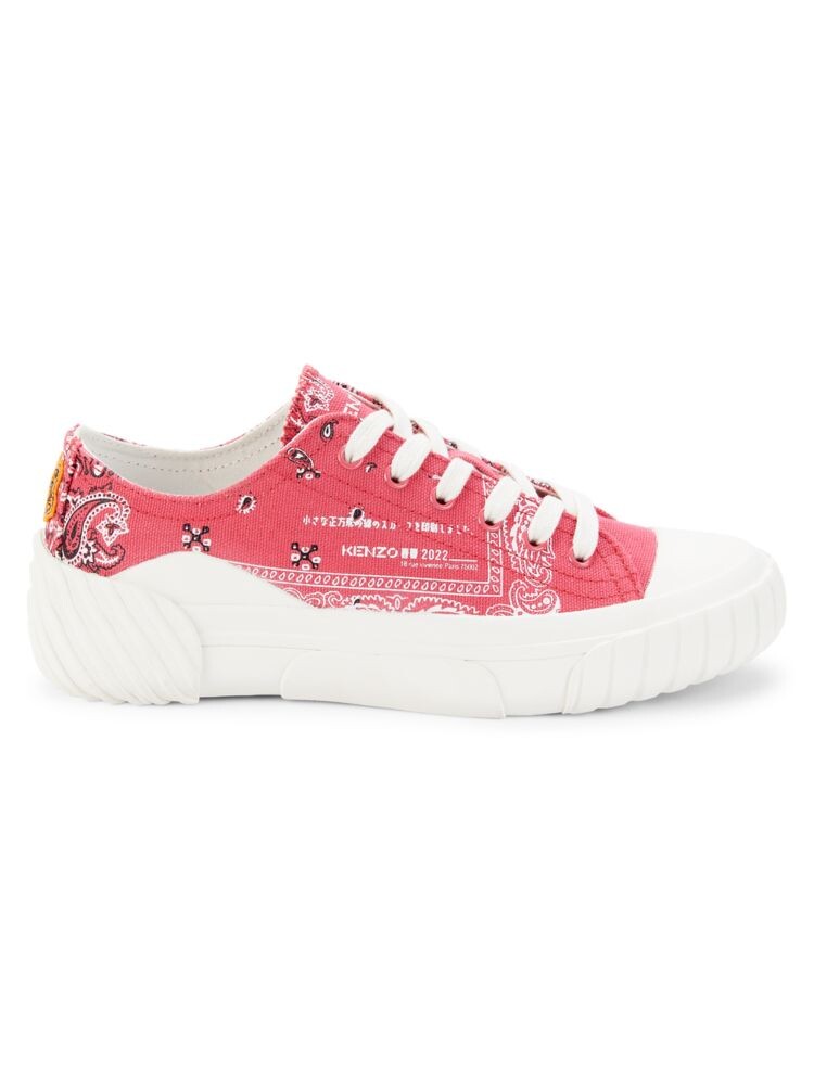

Кроссовки из парусины с банданой Kenzo, цвет Deep Fuchsia
