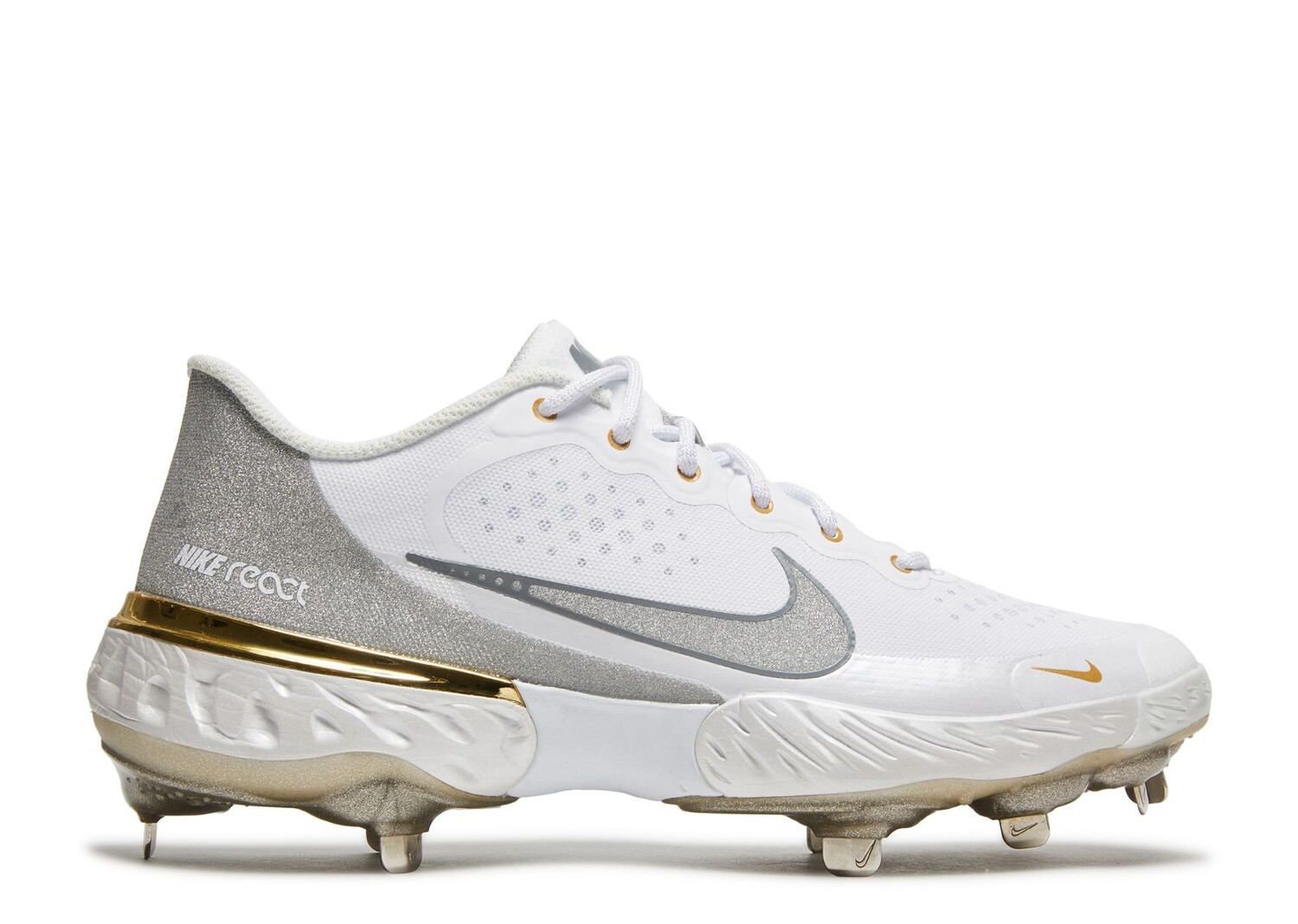

Кроссовки Nike Alpha Huarache Elite 3 Low 'White Metallic Silver', белый