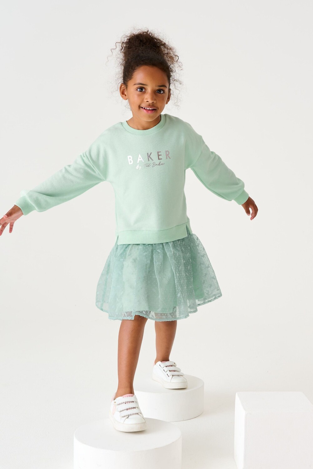 

Мятное платье с эффектом 2 в 1 Baker by Ted Baker, зеленый