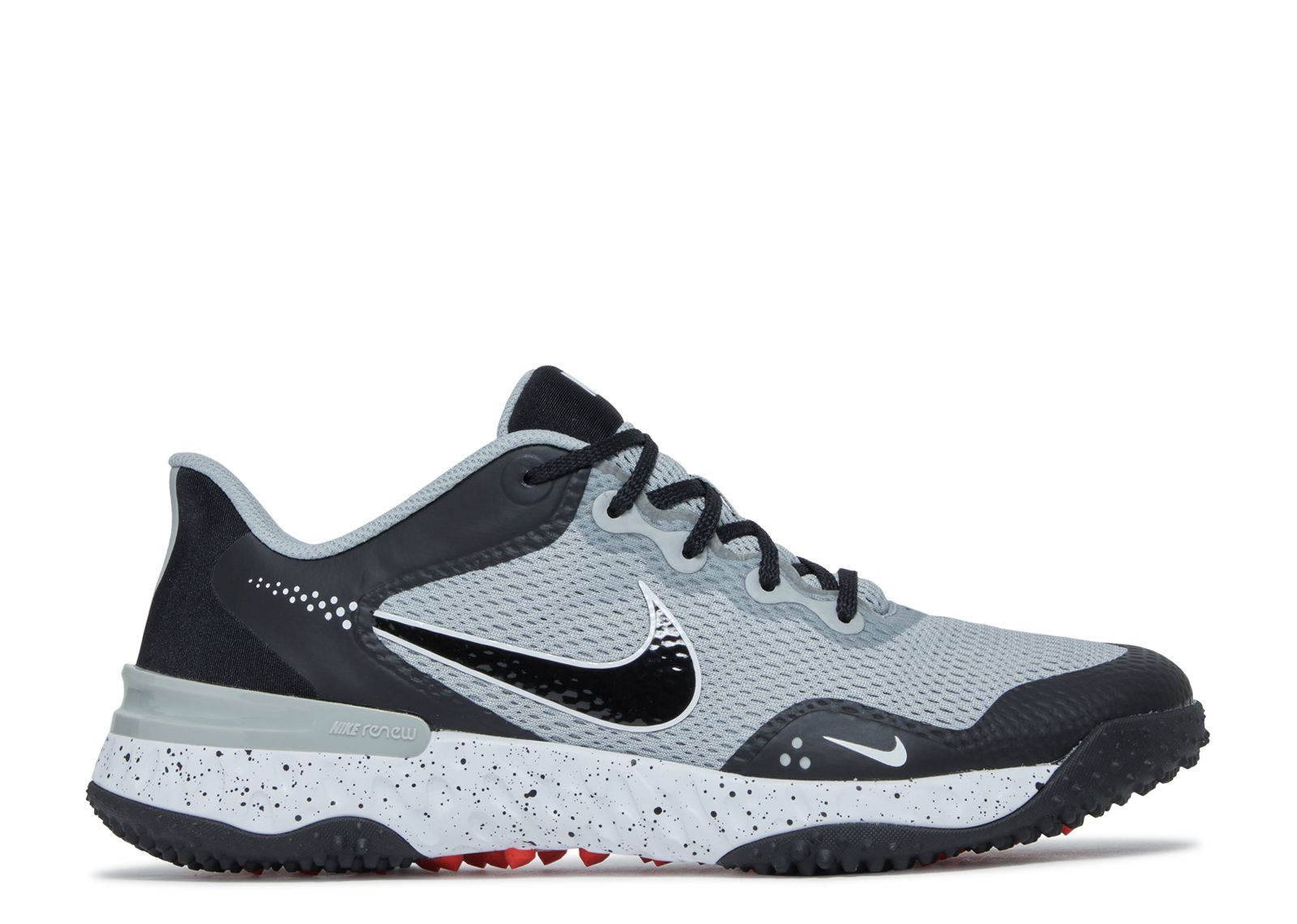 Кроссовки Nike Alpha Huarache Elite 3 Turf 'Light Smoke Grey Black', серый