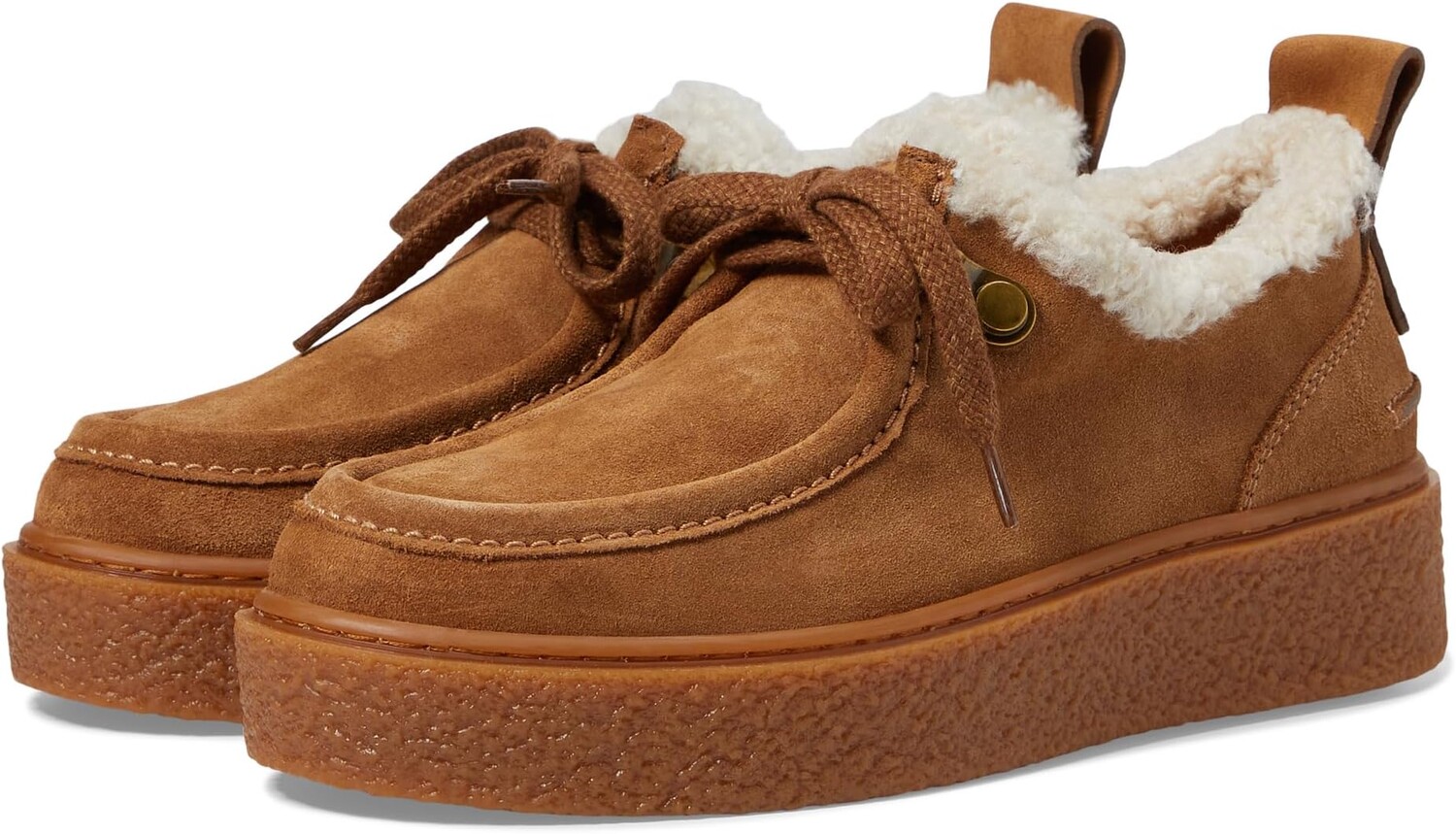 

Кроссовки See by Chloe Capsule Shearling Sneakers, натуральный
